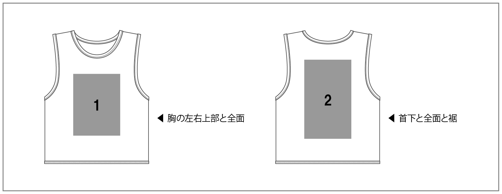 プリント範囲イメージ