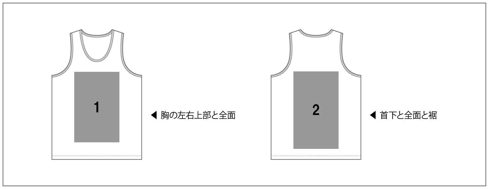 プリント範囲イメージ